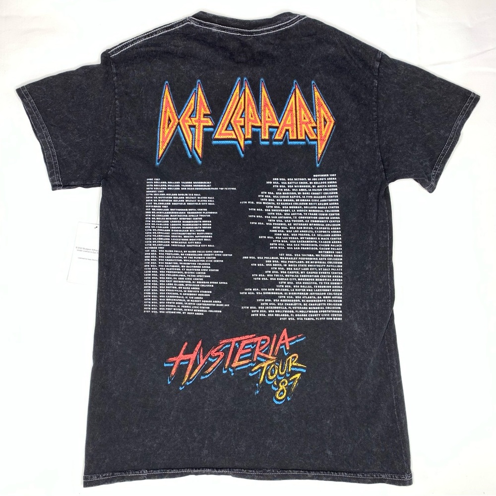 Def Leppard Hysteria Tour 87' graphic t-shirt - Picture 4 of 8
